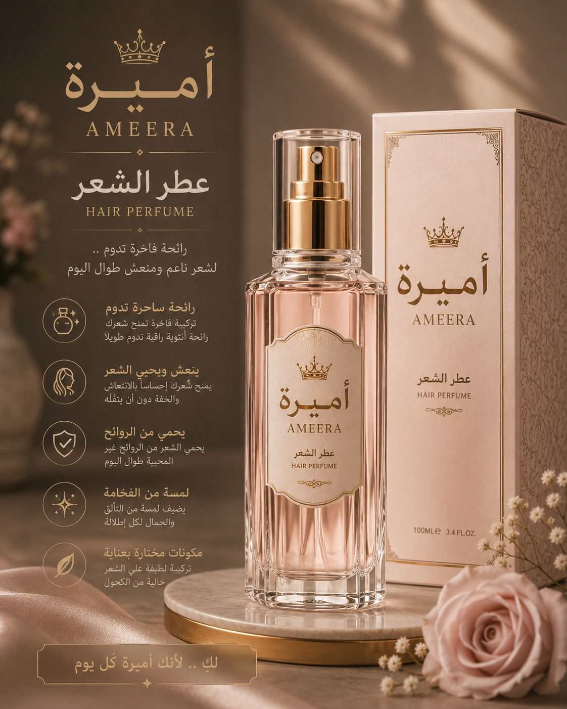 عطر الشعر أميرة
