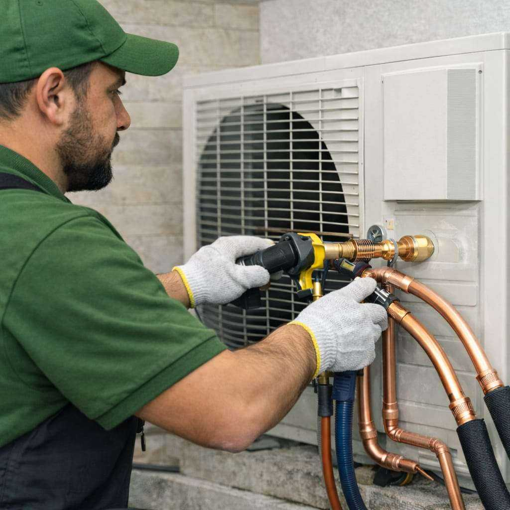 AC Copper Piping Installation 3