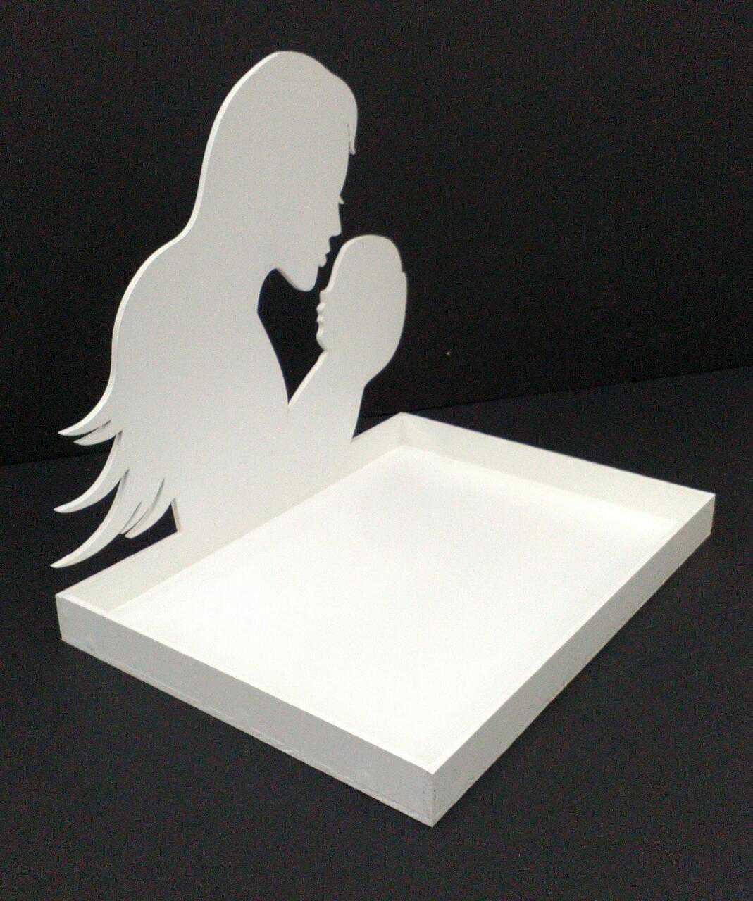 MOM WITH BABY  WOOD BOX