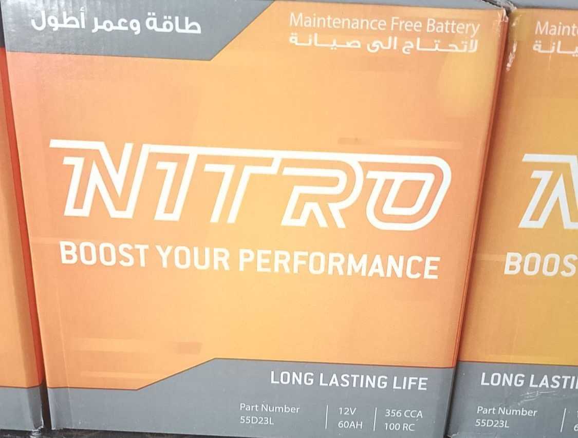 NITRO 55D23L 60 Ah  BATTERY