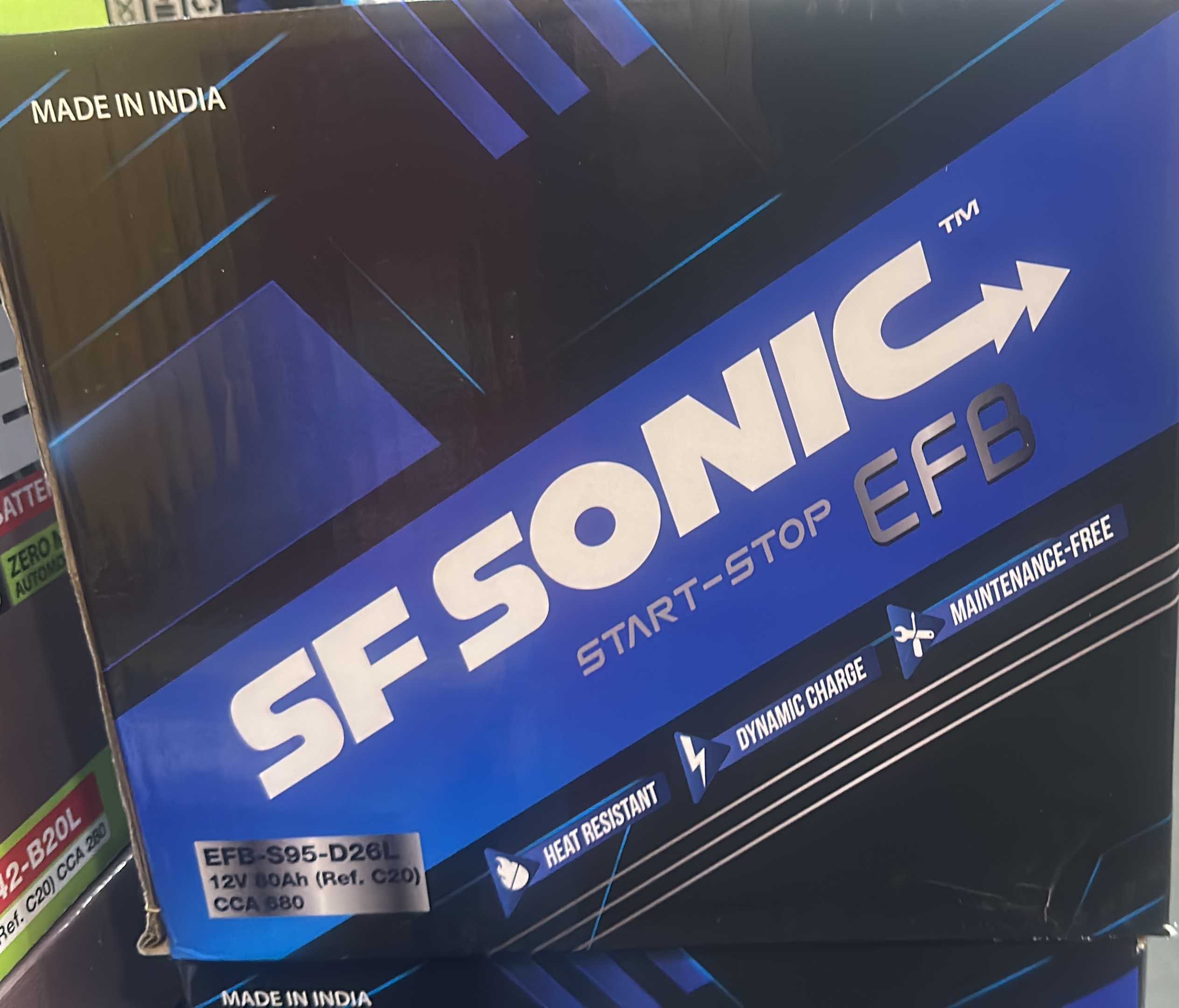 SF SONIC 95D26L 80 AH