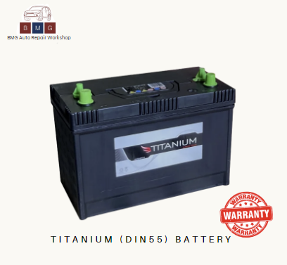 titanium (DIN55) battery