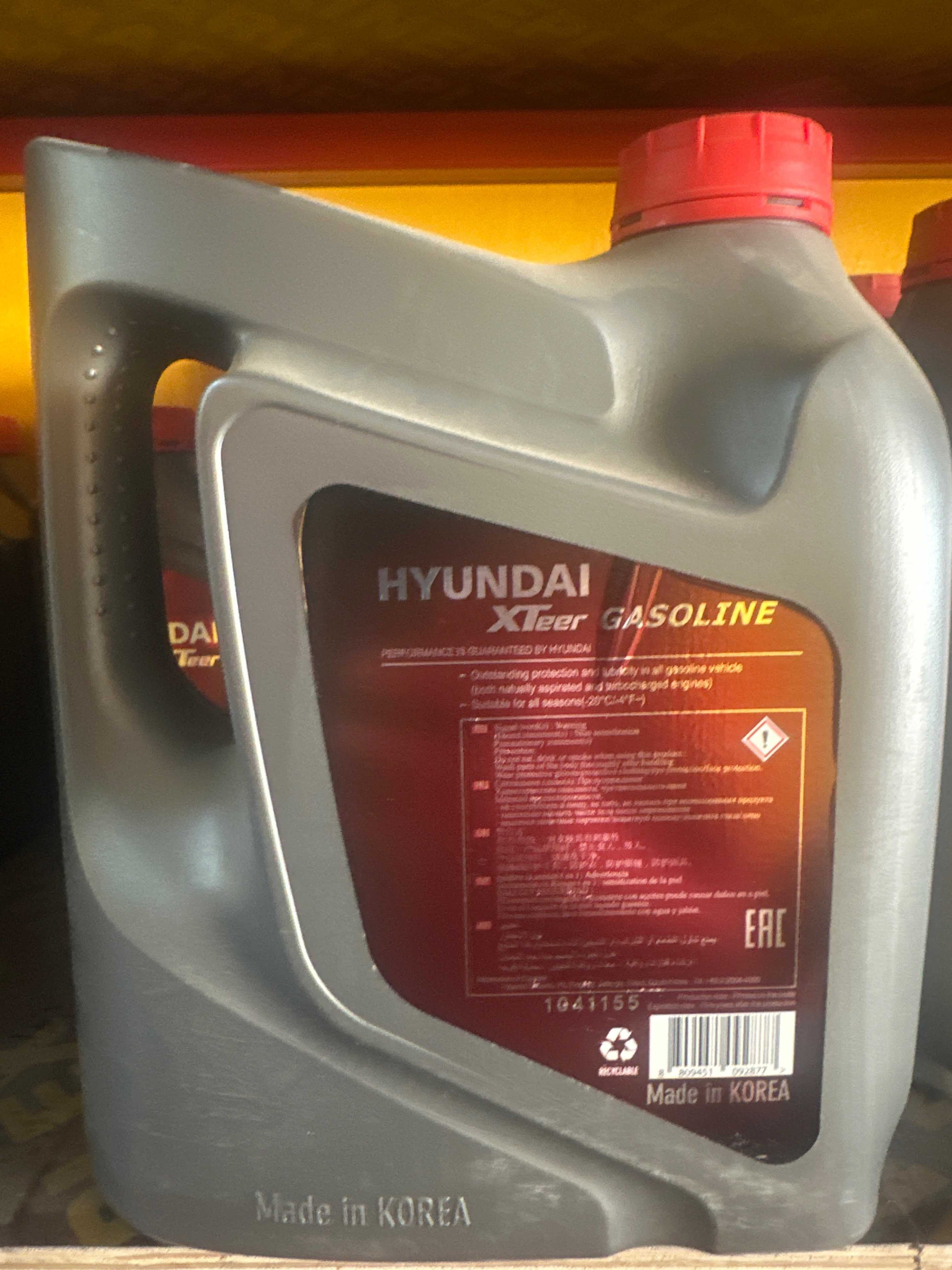 زيت هيونداي إكستير (GASOLINE G500 5W30) 2