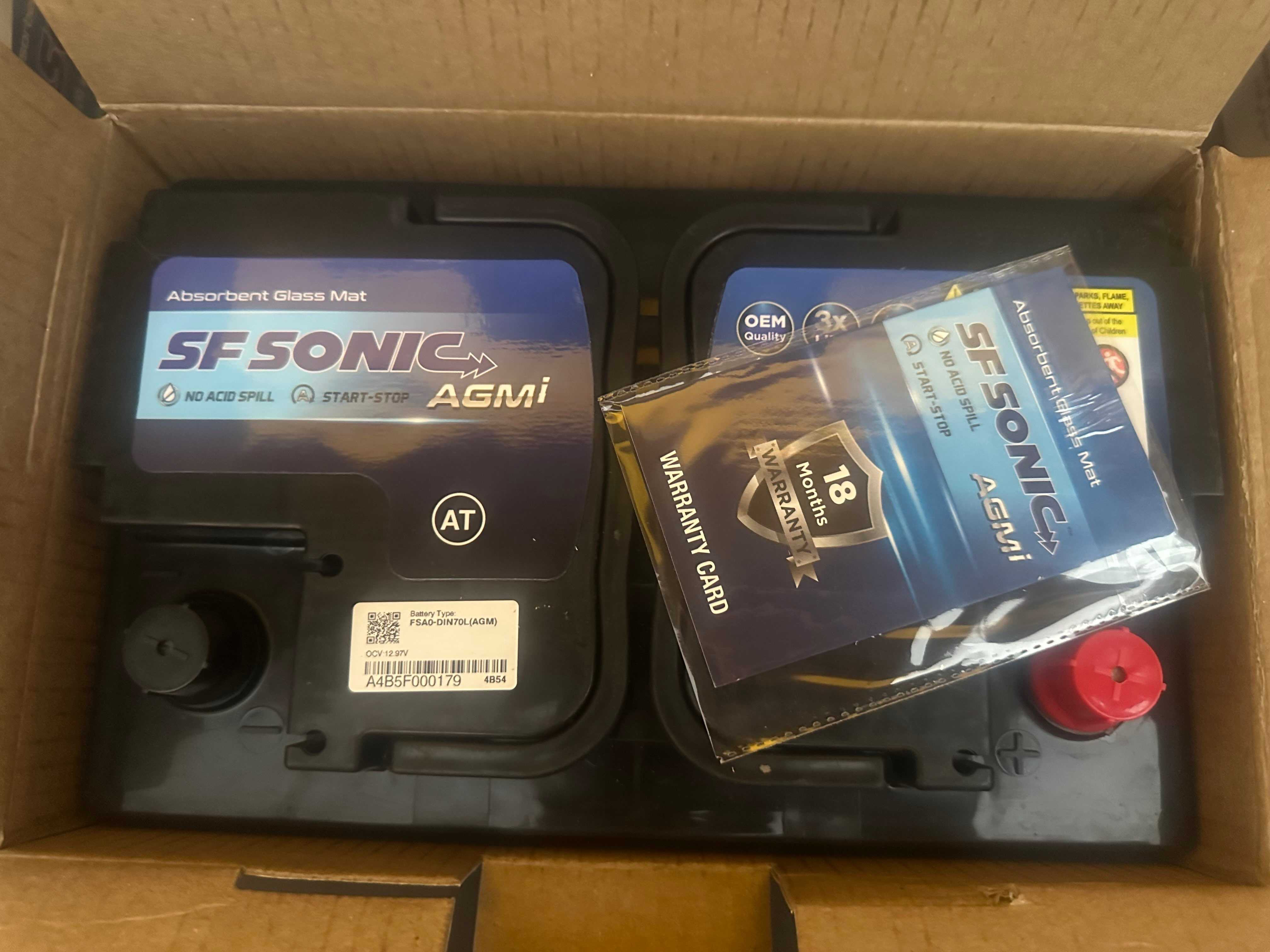 DIN70 SF SONIC AGM
