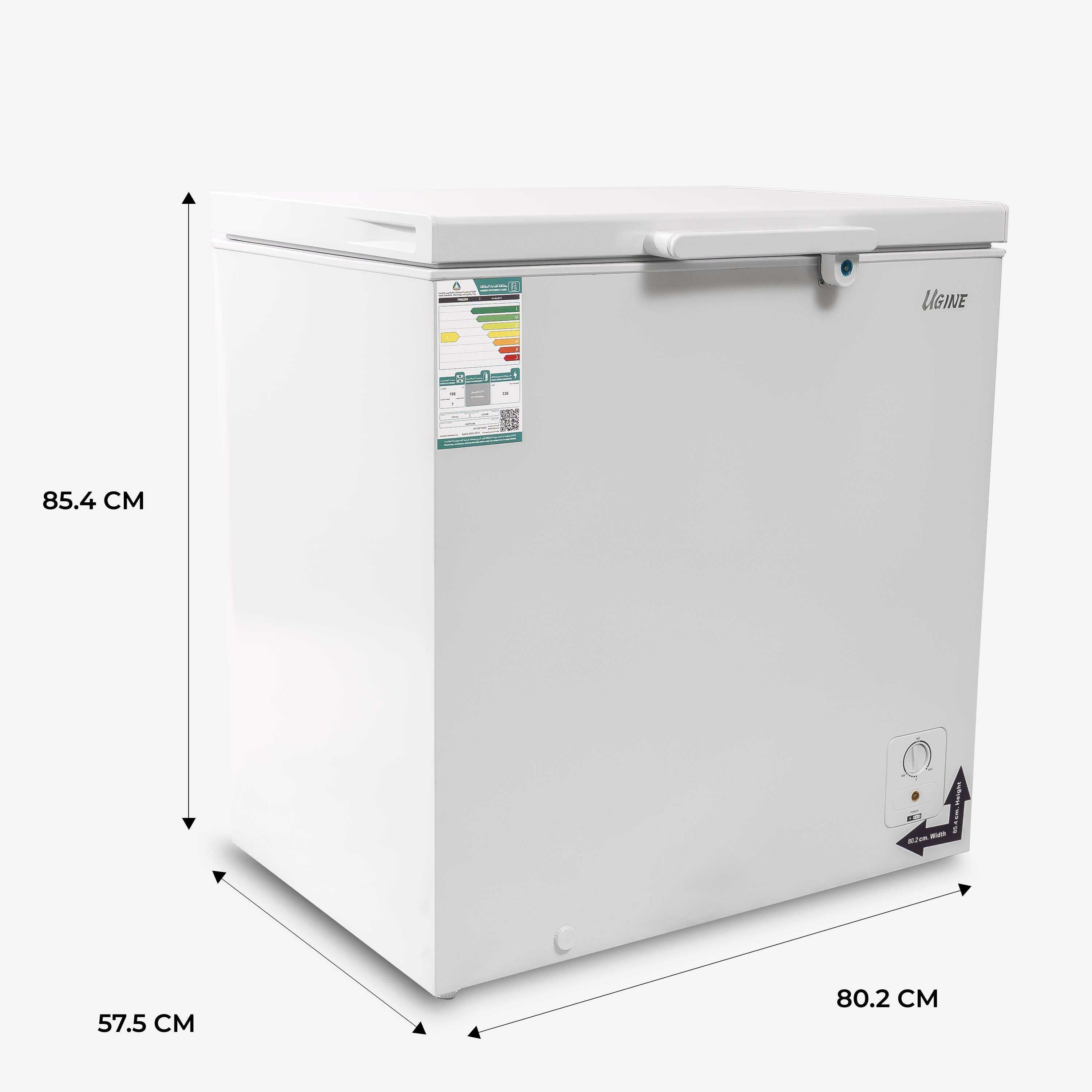 Eugene Freezer 198L White 3