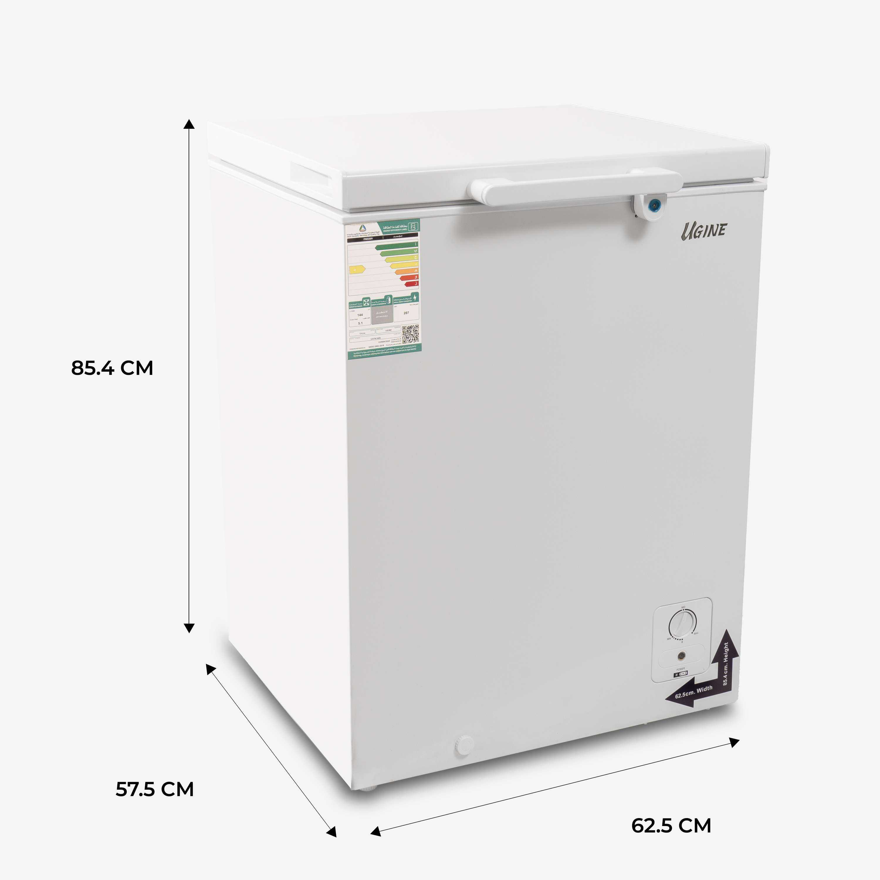 Eugen White Freezer 144L 5ft 4