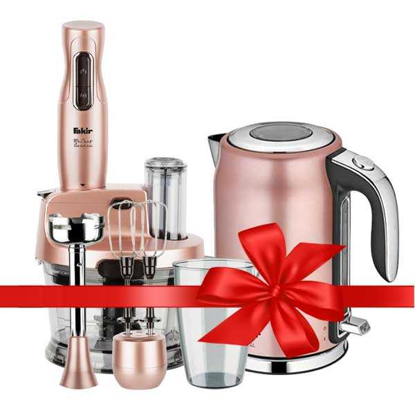 fakir Offer - Water Kettle + Rose Food Processor