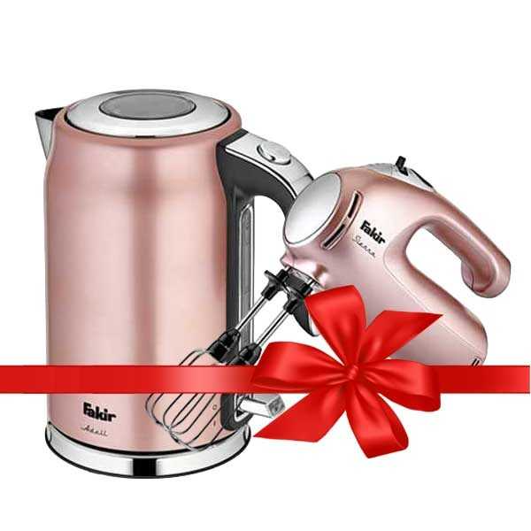 FAKIR Offer - Water Kettle + Rose Egg Beater