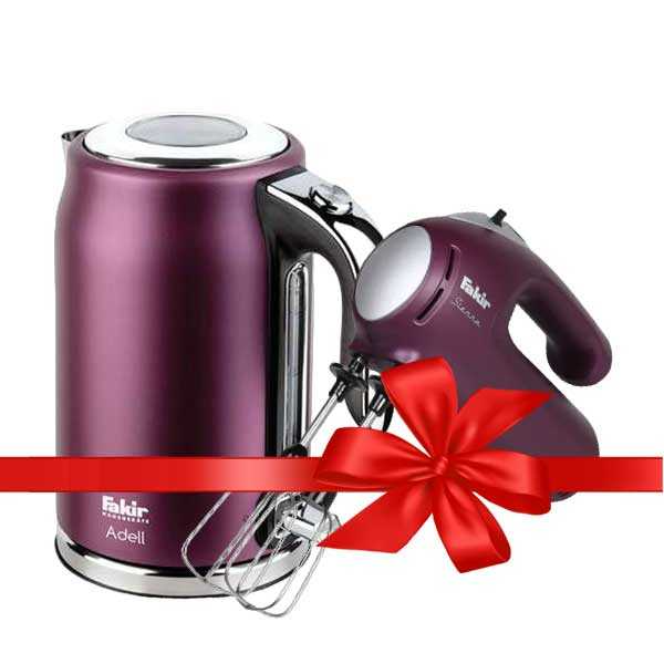 FAKIR Offer - Water Kettle + Violet Egg Beater