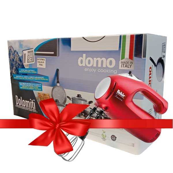 Offer - Domo Granite Cookware Set + Faker Egg Beater