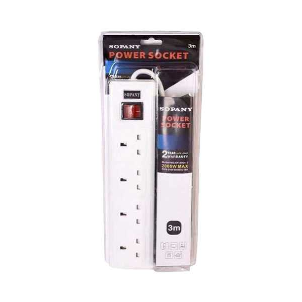 Sopany 4-Plug Extension - 3m