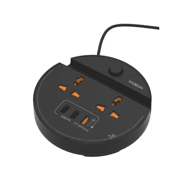 توصيلة مكسوم مدور - 2 فيش - 3 USB
