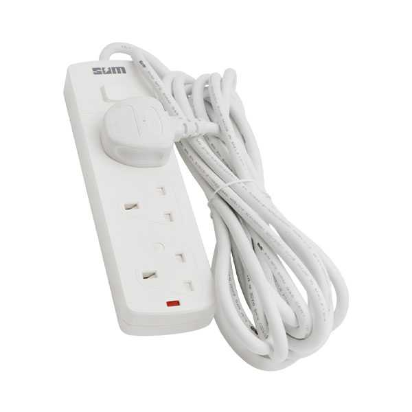 High Quality Malaysian 3 Outlets / 5 Meter Electrical Extension