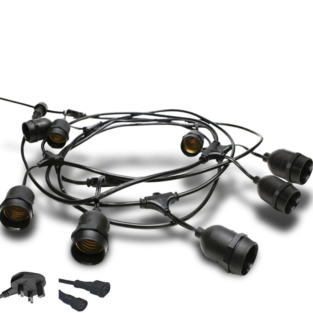 Black 50 LED Decorative Light - 50 Meters 3