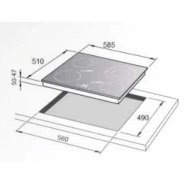 Hyundai 60cm Ceramic Hob 3