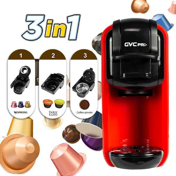 GVC Pro 3 in 1 Capsule Coffee Maker 2