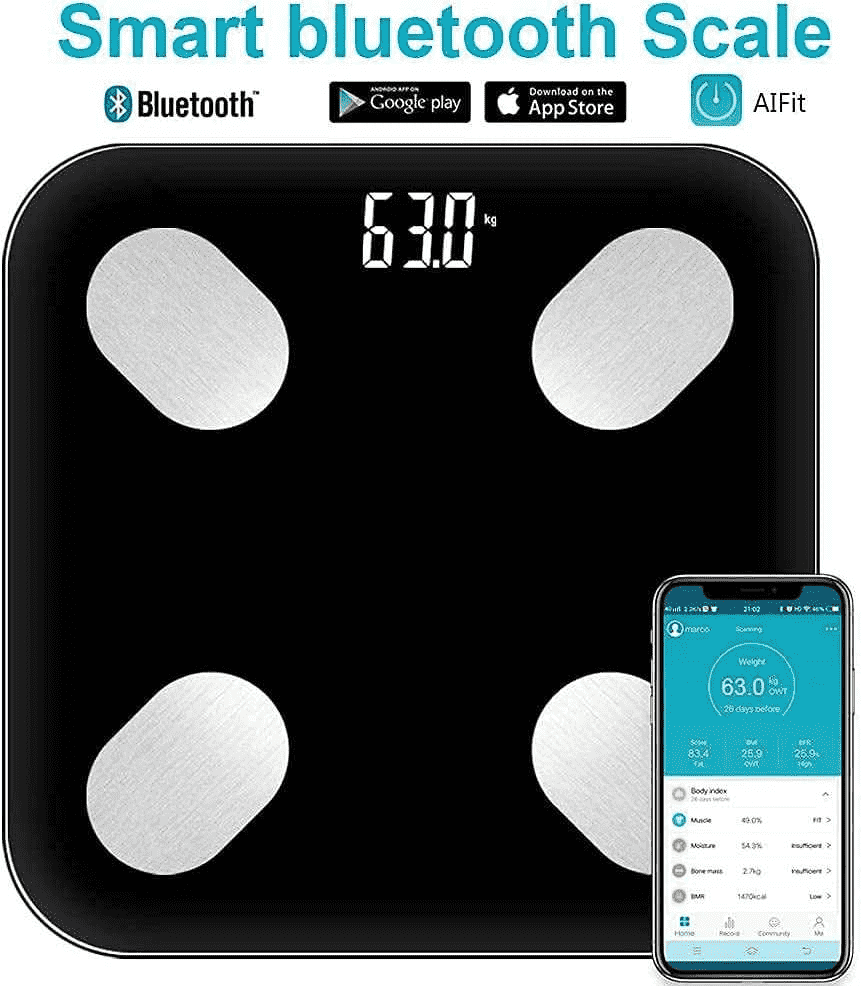 Smart electronic scale to measure fat percentage 2