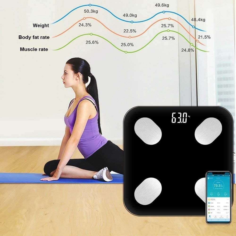 Smart electronic scale to measure fat percentage 4