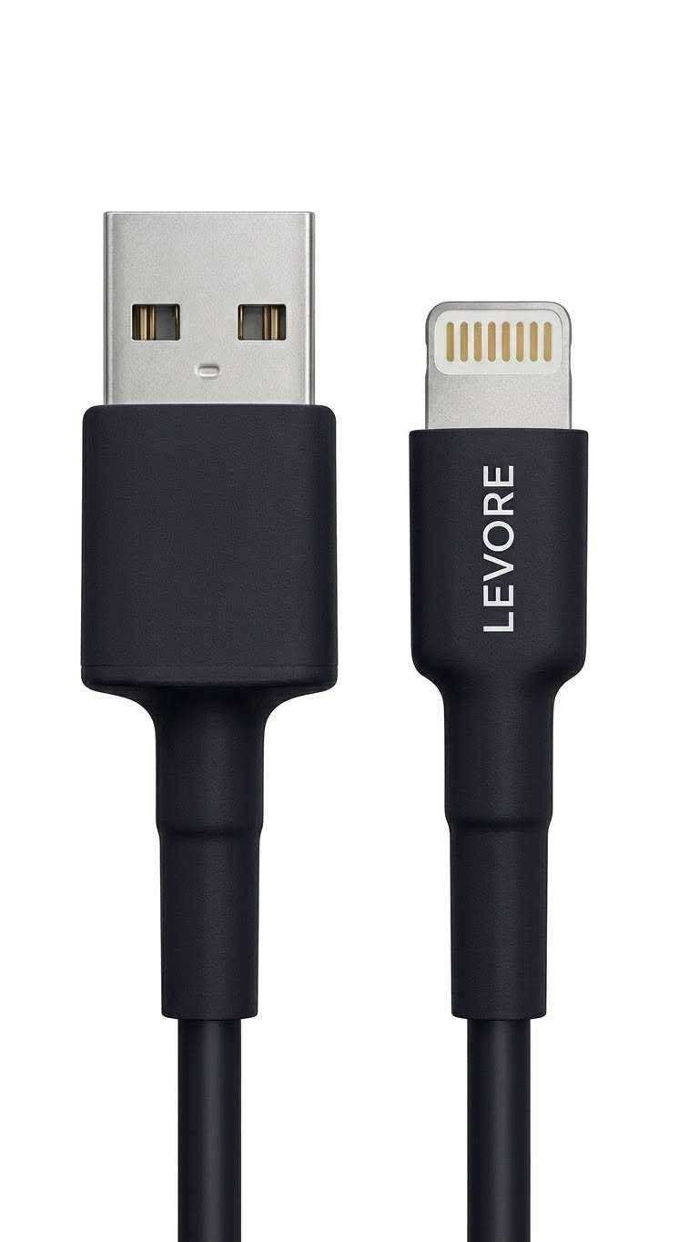 كيبل شحن ايفون LEVORE-1M 2