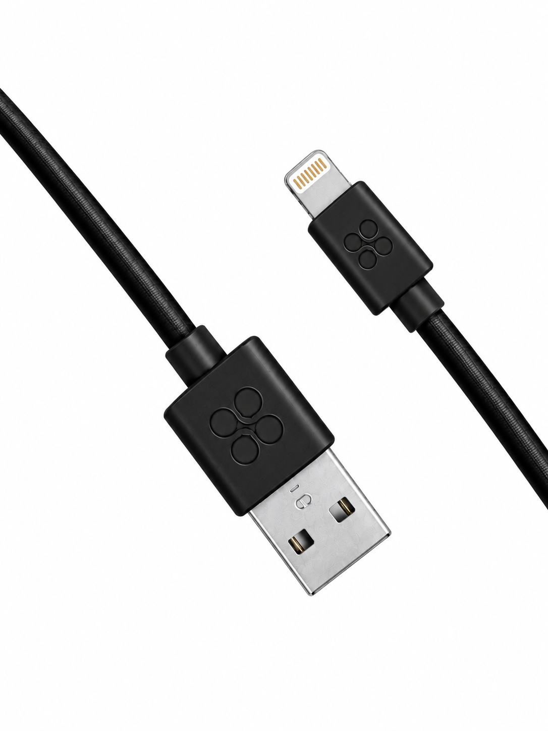 كيبل ايفون USB-Lightning بطول 1.2 متر اللون اسود بروميت 2