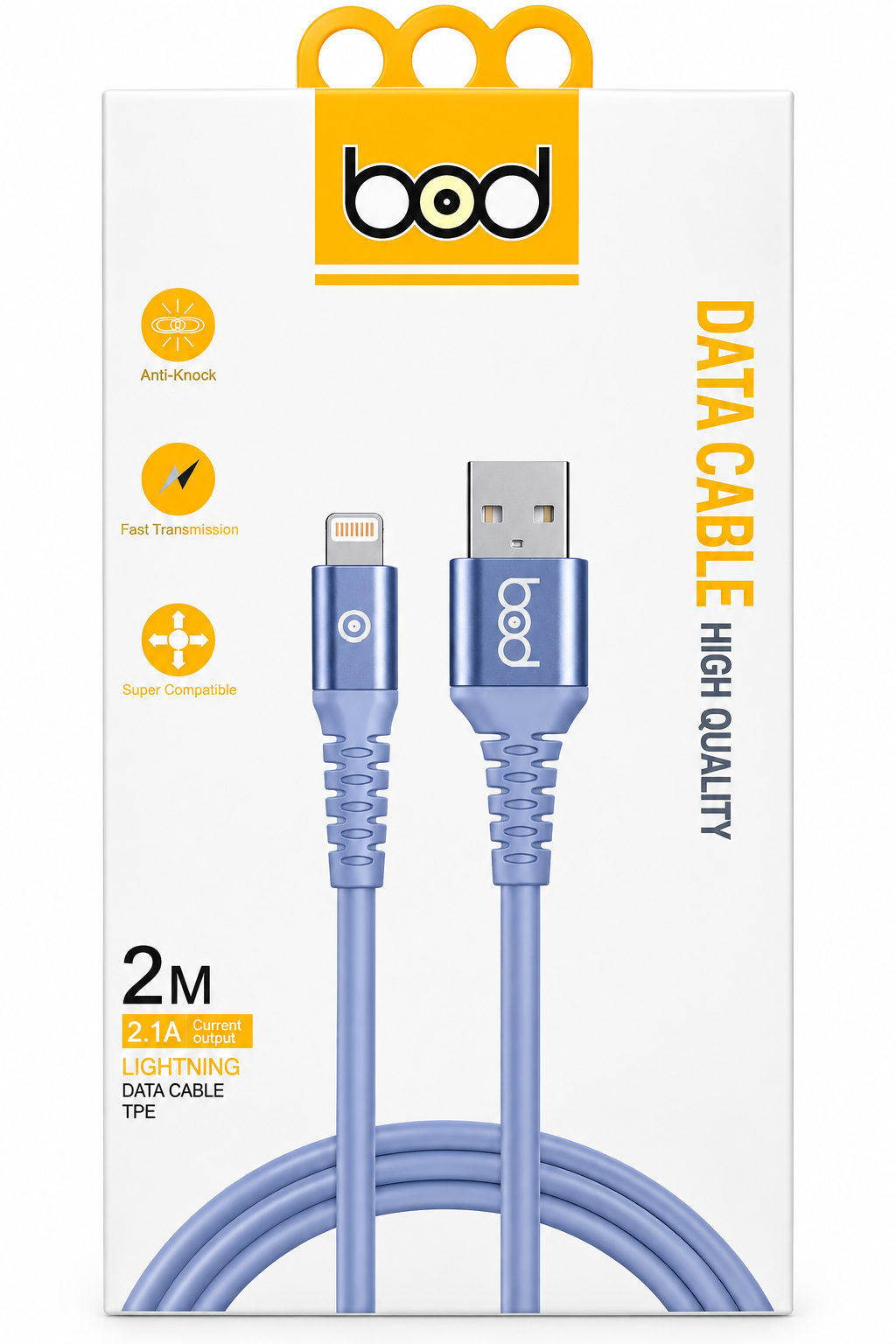 كيبل شحن ايفون bod-2M