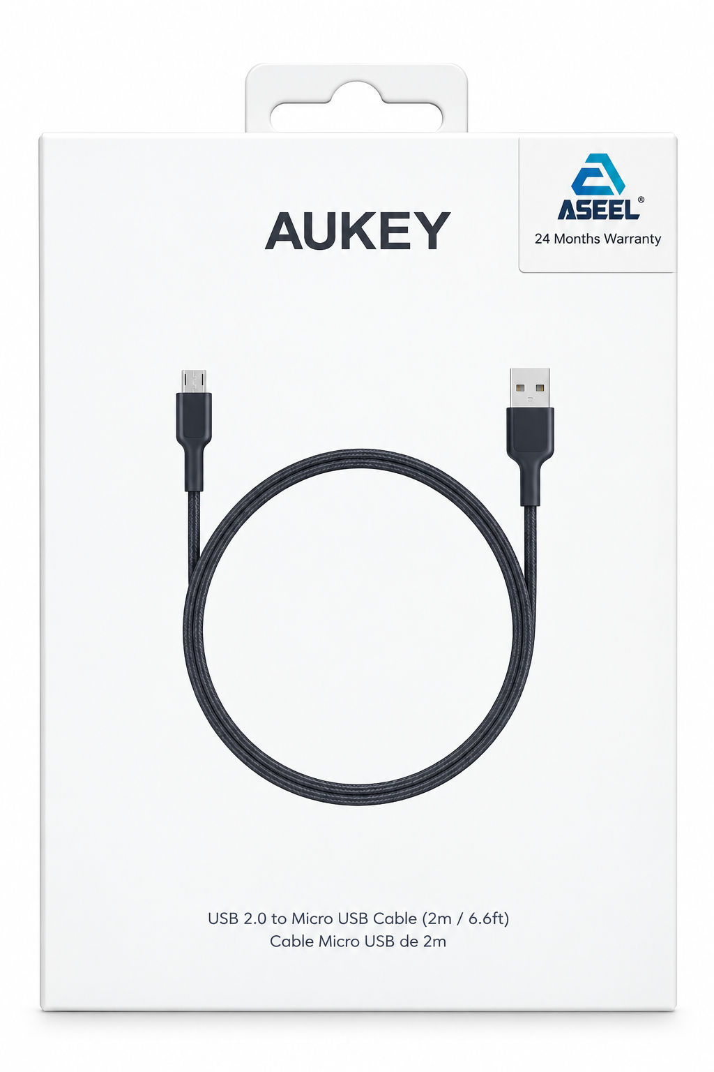كيبل شحن مايكرو من AUKEY-DE 2M
