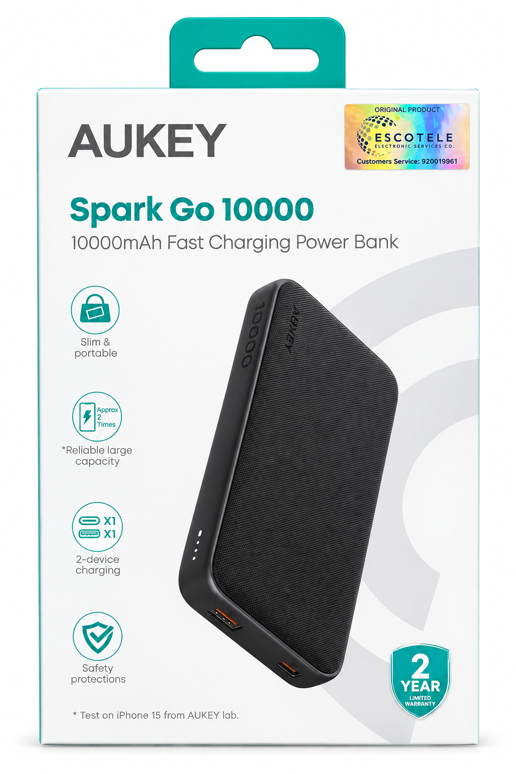 بوربانك 10000ملي امبير من اوكي Spark Go10000 PB-Y46