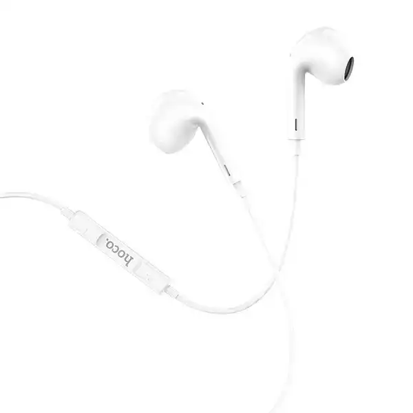 هوكو سماعة اذن -Type C with Mic white 2