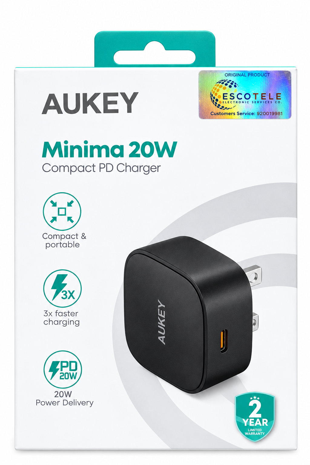 راس شحن جداري من اوكي PA-Y25 20W