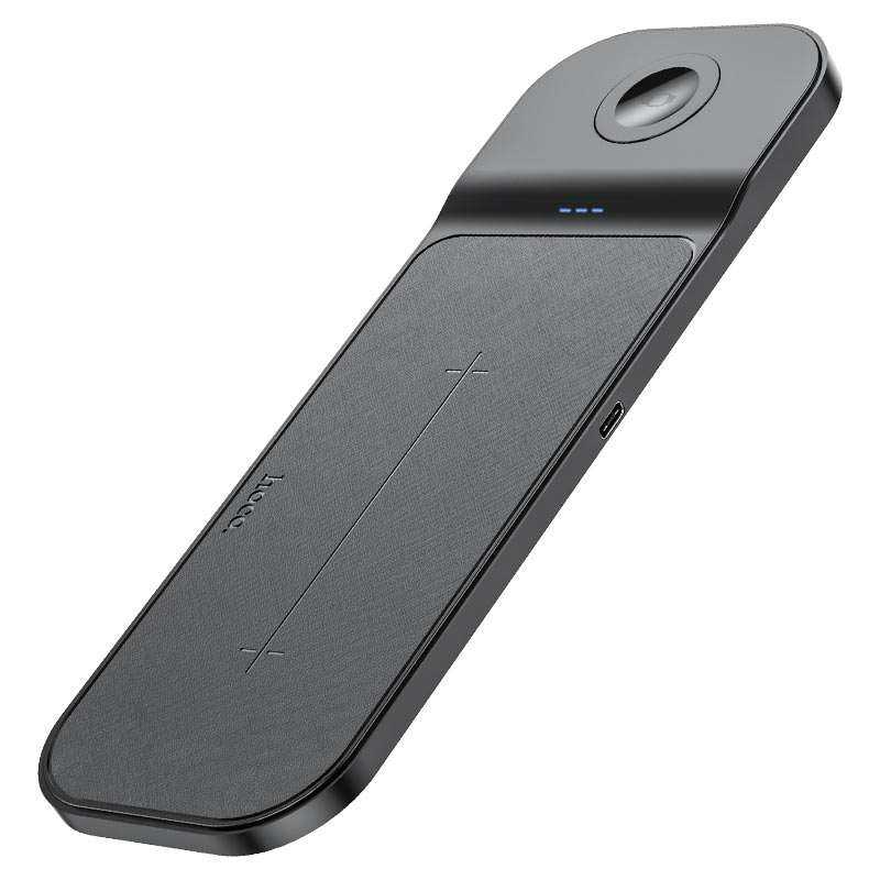 هوكو منصة شاحن لاسلكي-3in 1 Black 2
