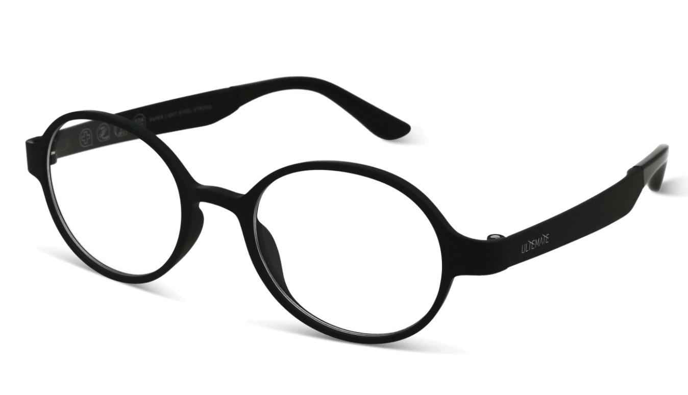 ULTEMATE  The Round 1006 charcoal black C019 فريم طبي