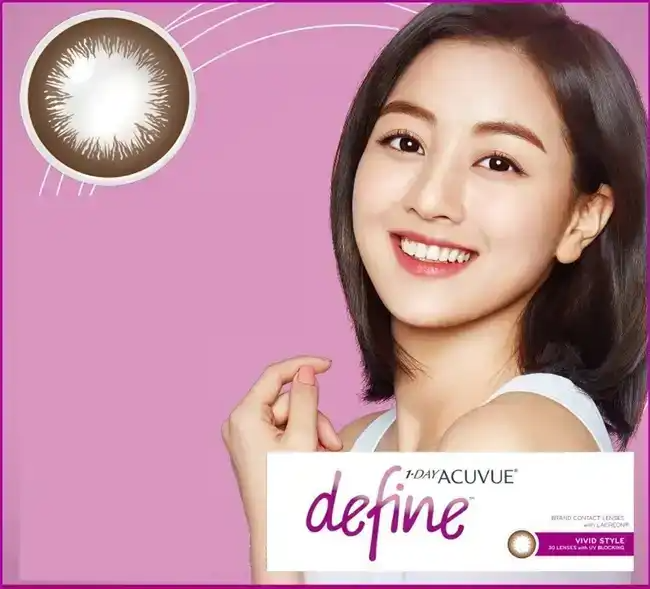 عدسة لاصقة طبية ACUVUE DEFINE VIVID STYLE ONE DAY 2